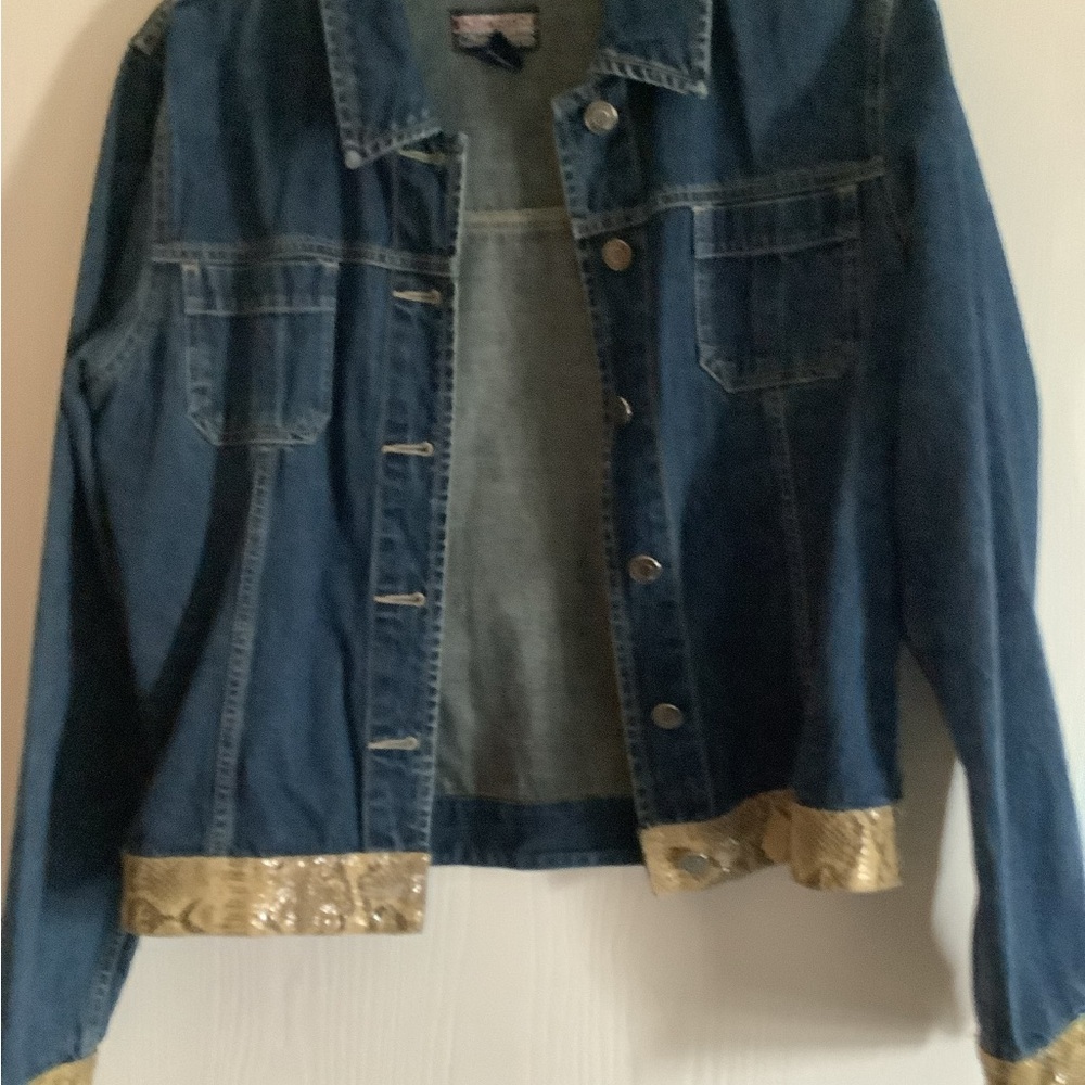 Denim Jacket with Accents